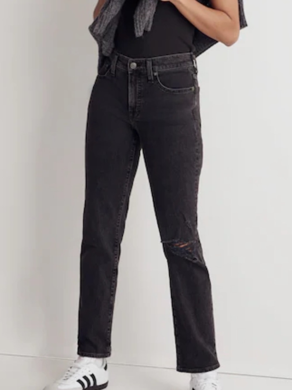 MADEWELL THE MID RISE VINTAGE PERFECT STRAIGHT JEAN